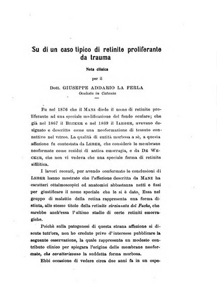 Archivio di ottalmologia giornale mensile