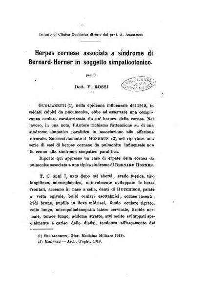 Archivio di ottalmologia giornale mensile