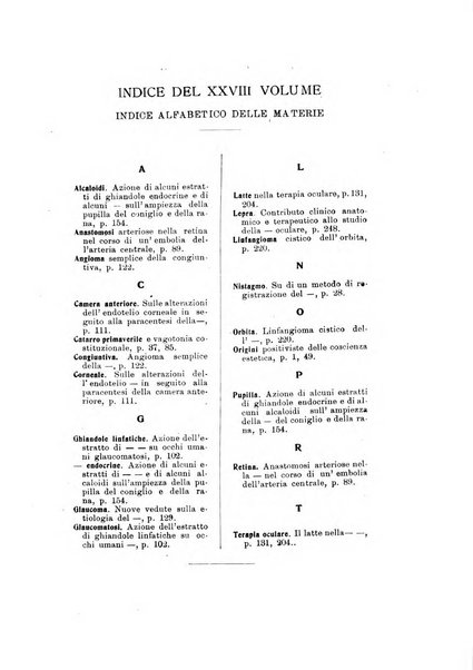 Archivio di ottalmologia giornale mensile