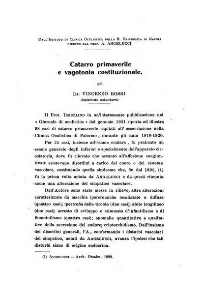 Archivio di ottalmologia giornale mensile