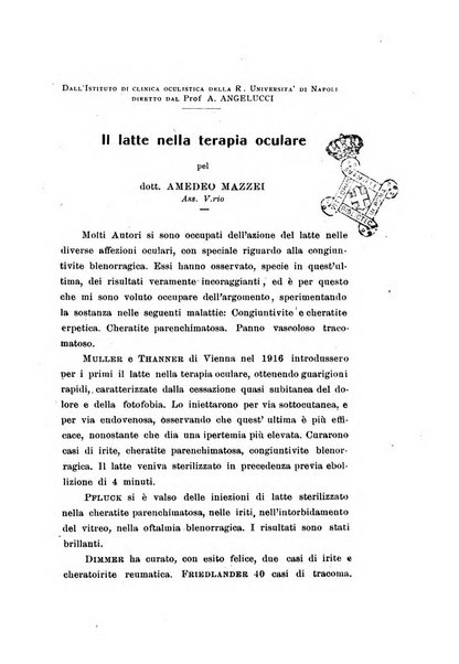 Archivio di ottalmologia giornale mensile