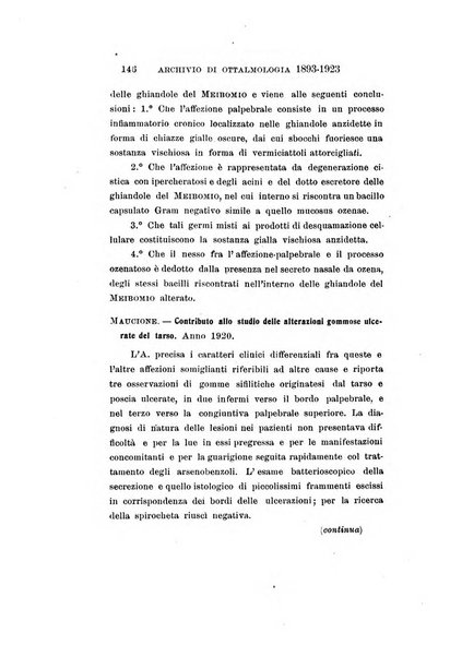 Archivio di ottalmologia giornale mensile