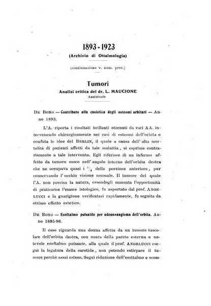 Archivio di ottalmologia giornale mensile