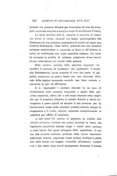 Archivio di ottalmologia giornale mensile