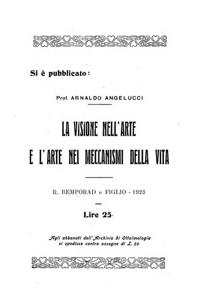 Archivio di ottalmologia giornale mensile