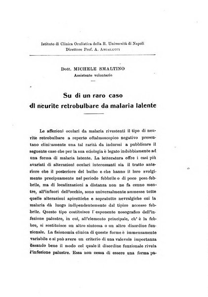 Archivio di ottalmologia giornale mensile