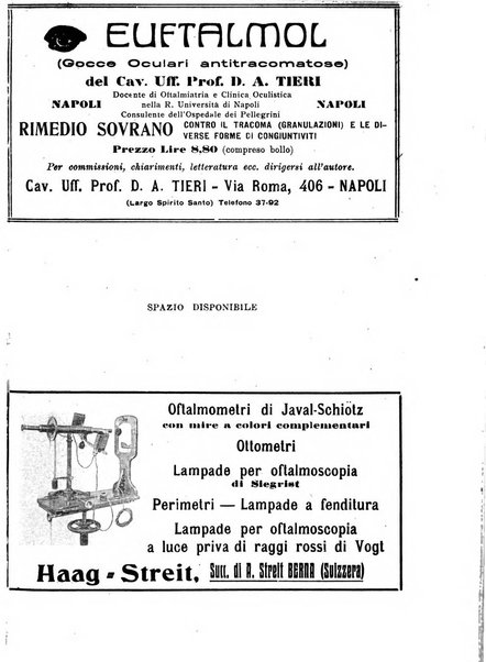 Archivio di ottalmologia giornale mensile