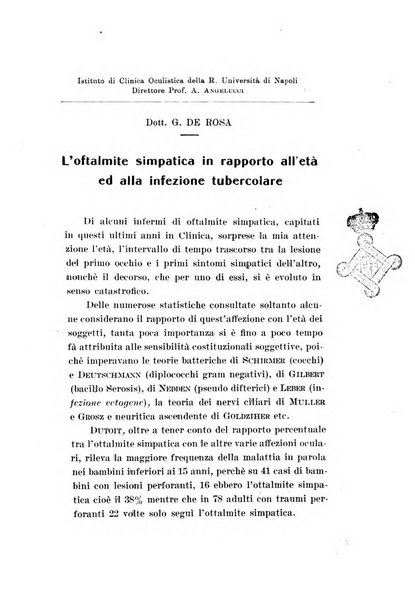 Archivio di ottalmologia giornale mensile