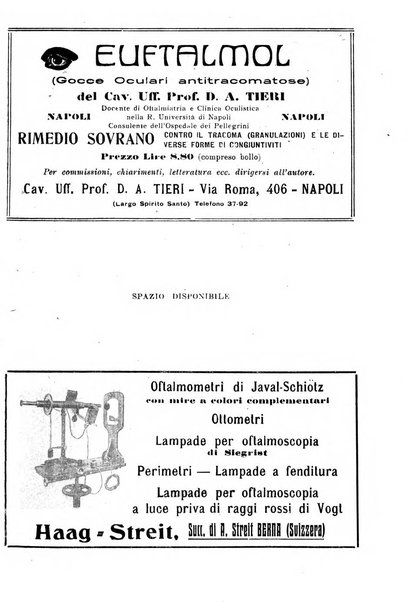 Archivio di ottalmologia giornale mensile