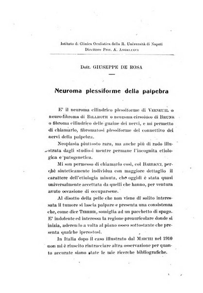 Archivio di ottalmologia giornale mensile