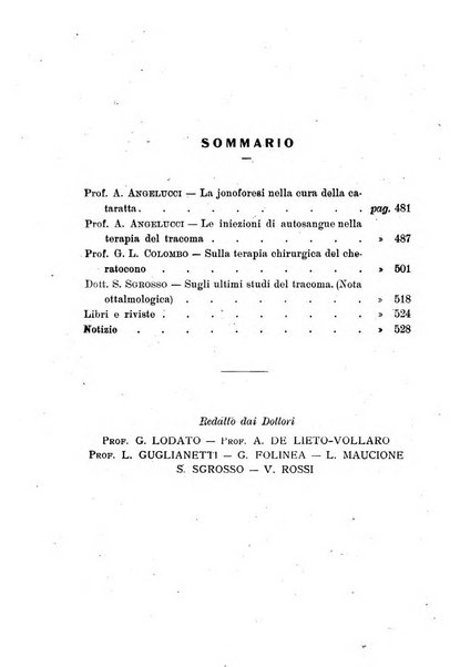 Archivio di ottalmologia giornale mensile