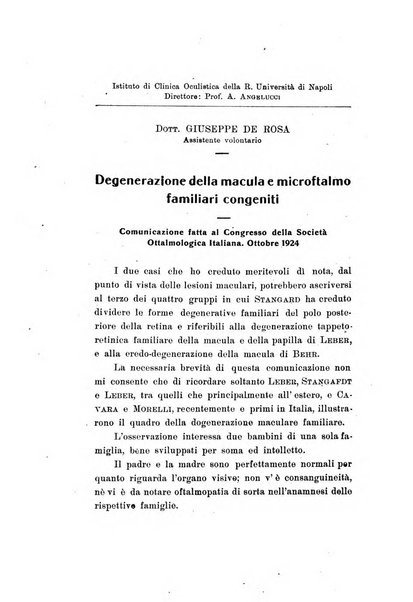 Archivio di ottalmologia giornale mensile