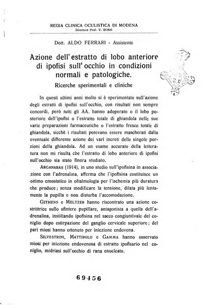 Archivio di ottalmologia giornale mensile