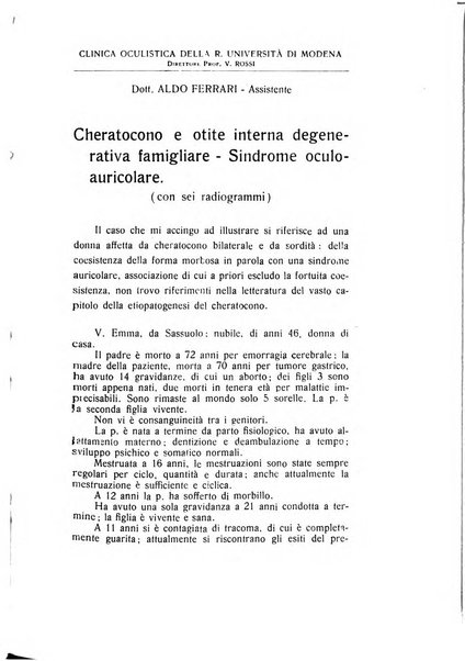 Archivio di ottalmologia giornale mensile