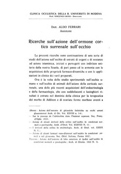 Archivio di ottalmologia giornale mensile