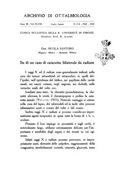 Archivio di ottalmologia giornale mensile