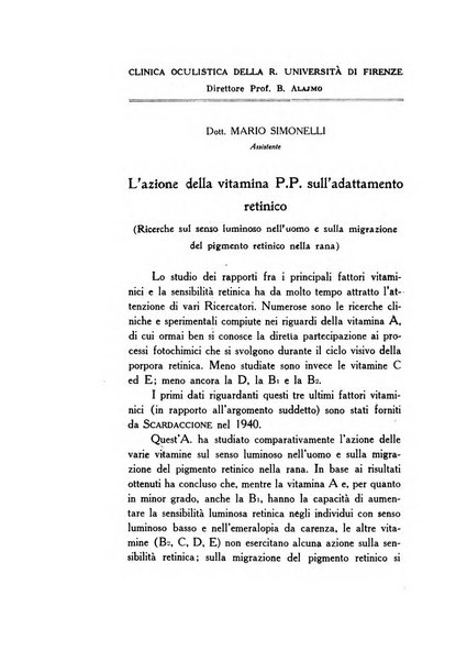 Archivio di ottalmologia giornale mensile