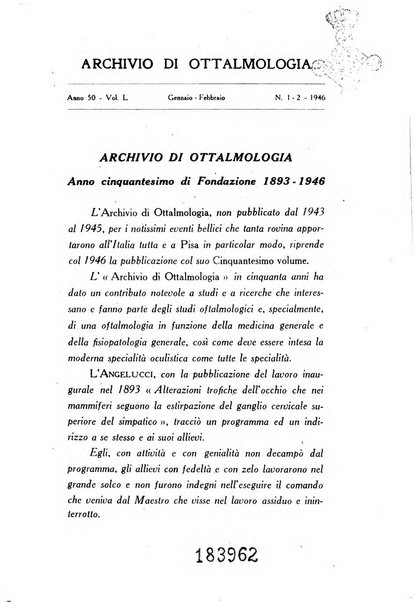 Archivio di ottalmologia giornale mensile