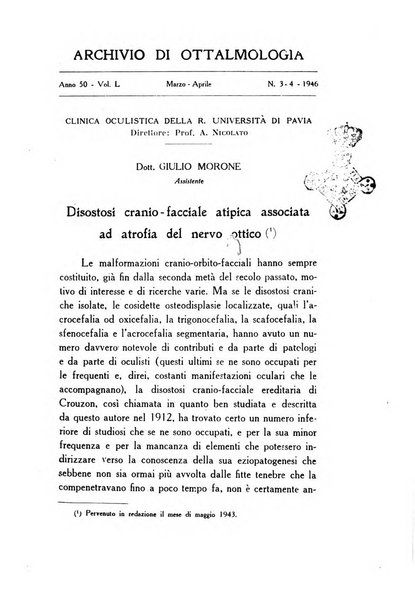 Archivio di ottalmologia giornale mensile