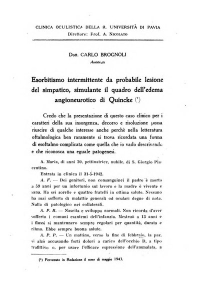 Archivio di ottalmologia giornale mensile