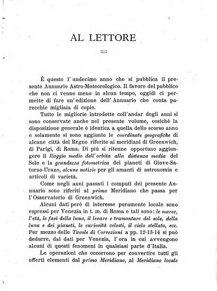 Annuario astro-meteorologico con effemeridi nautiche per l'anno ...