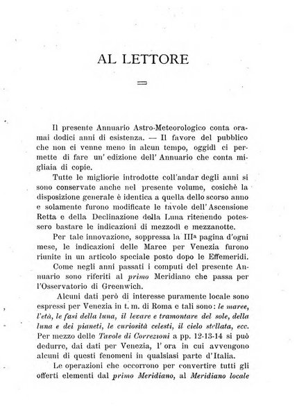 Annuario astro-meteorologico con effemeridi nautiche per l'anno ...