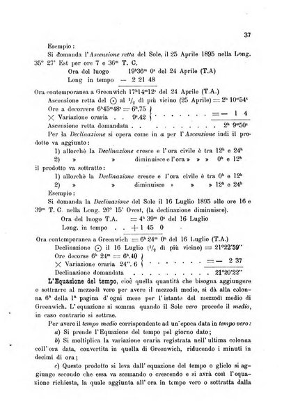 Annuario astro-meteorologico con effemeridi nautiche per l'anno ...