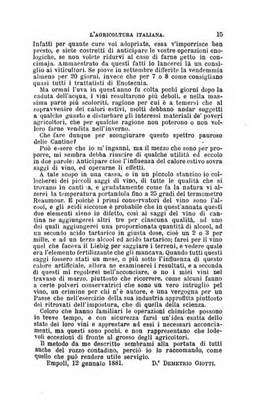 L'agricoltura italiana periodico mensile