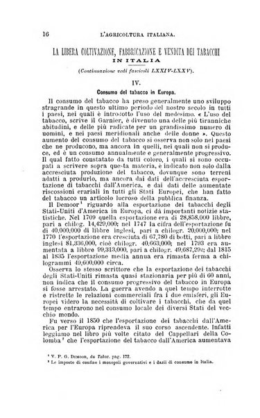 L'agricoltura italiana periodico mensile