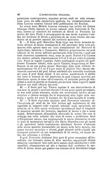 L'agricoltura italiana periodico mensile