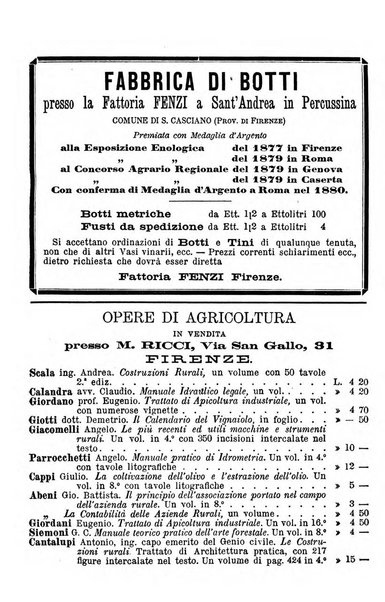 L'agricoltura italiana periodico mensile