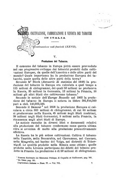 L'agricoltura italiana periodico mensile