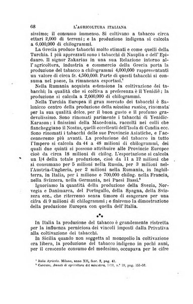 L'agricoltura italiana periodico mensile