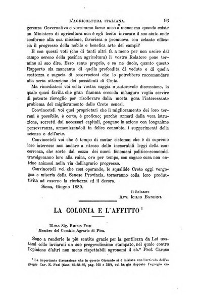 L'agricoltura italiana periodico mensile