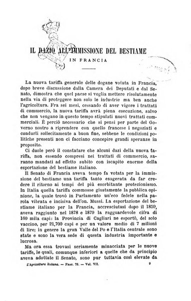 L'agricoltura italiana periodico mensile