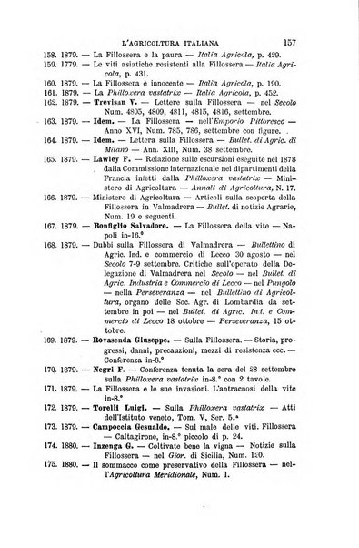 L'agricoltura italiana periodico mensile