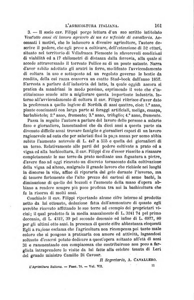 L'agricoltura italiana periodico mensile