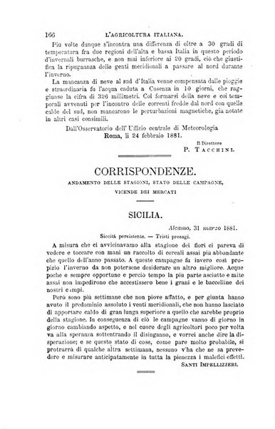 L'agricoltura italiana periodico mensile