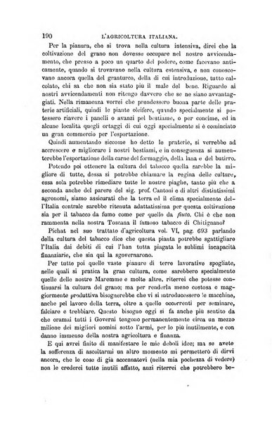 L'agricoltura italiana periodico mensile