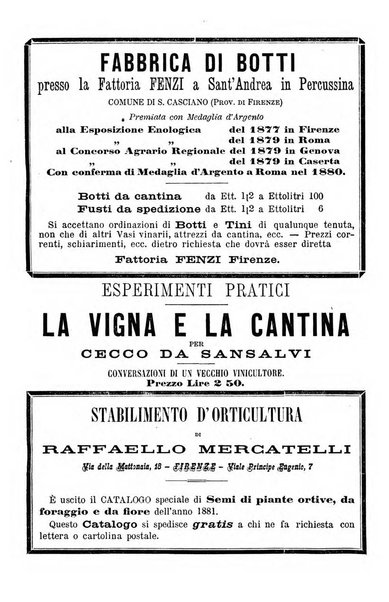 L'agricoltura italiana periodico mensile