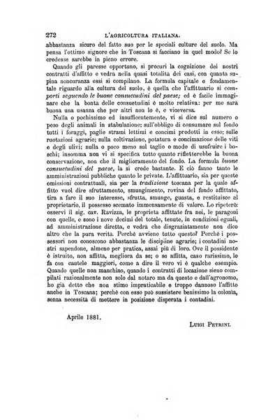 L'agricoltura italiana periodico mensile