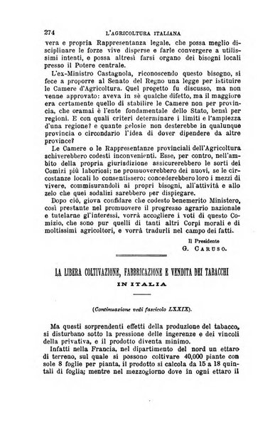 L'agricoltura italiana periodico mensile