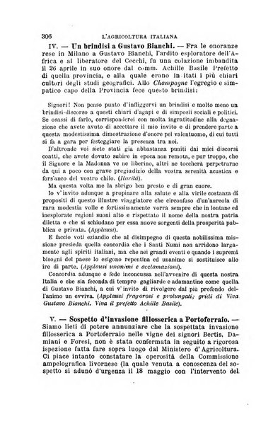 L'agricoltura italiana periodico mensile