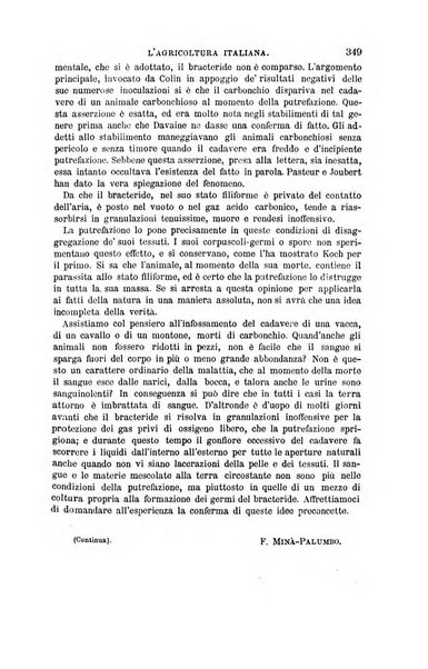 L'agricoltura italiana periodico mensile