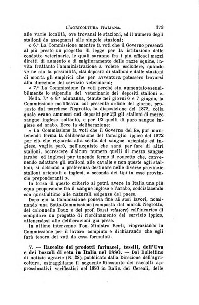 L'agricoltura italiana periodico mensile