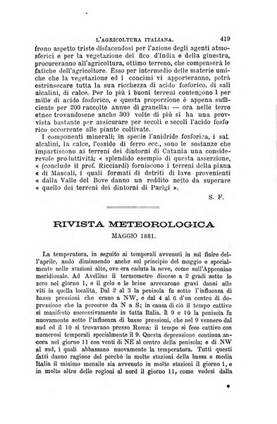 L'agricoltura italiana periodico mensile