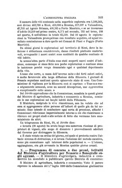 L'agricoltura italiana periodico mensile