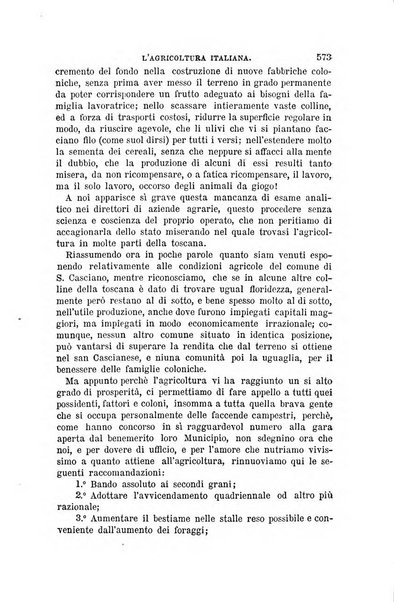 L'agricoltura italiana periodico mensile