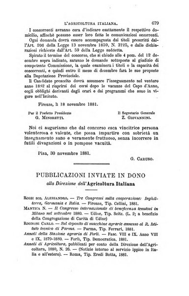 L'agricoltura italiana periodico mensile