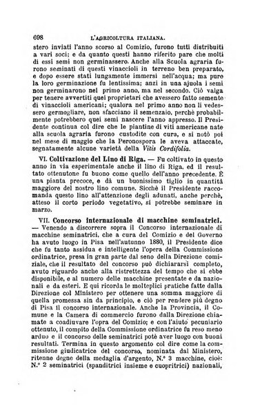 L'agricoltura italiana periodico mensile